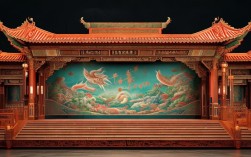 广东戏台设计图，广东戏台设计图片大全