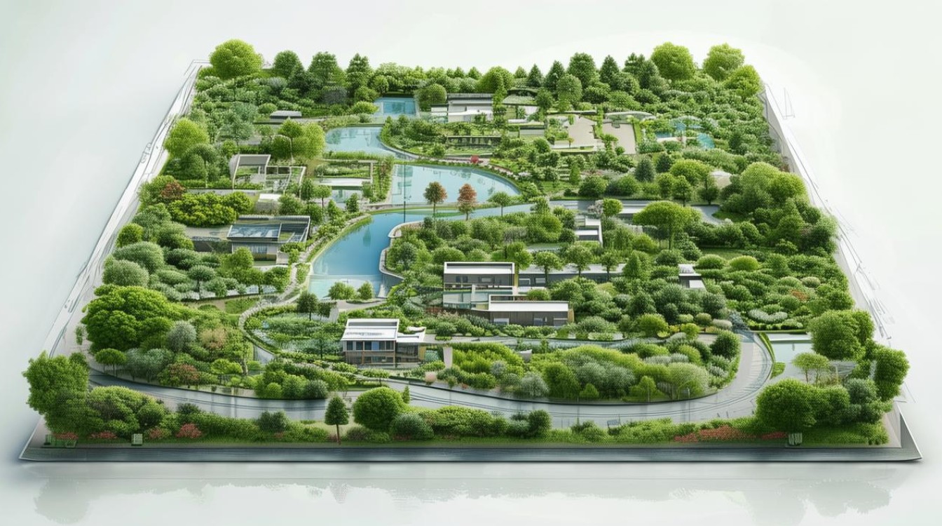如何设计绿化施工图实现生态与建筑的完美融合？-图2