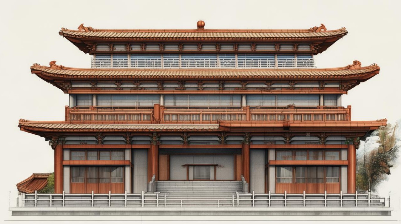如何将传统与现代建筑智慧融入庙宇设计图中？-图3
