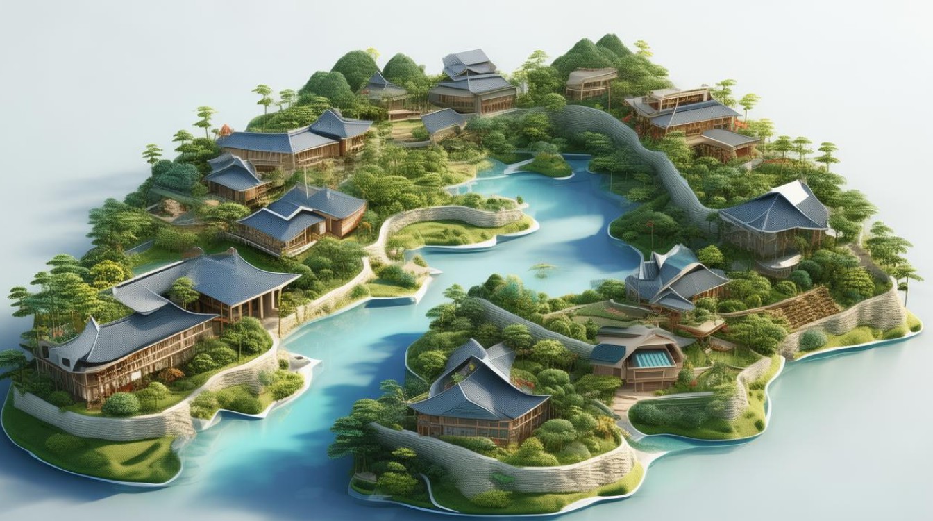 景观岛设计图如何融合自然与人文打造现代建筑艺术？-图2