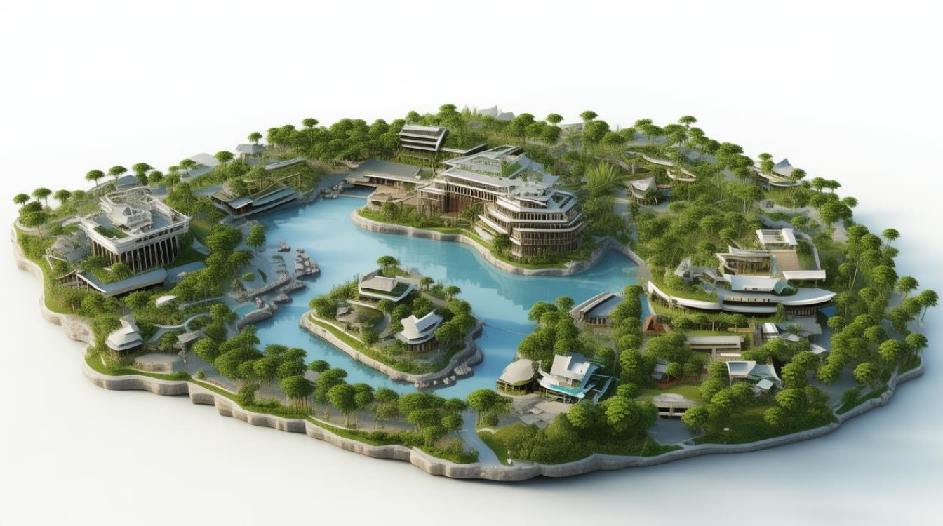 景观岛设计图如何融合自然与人文打造现代建筑艺术？-图3