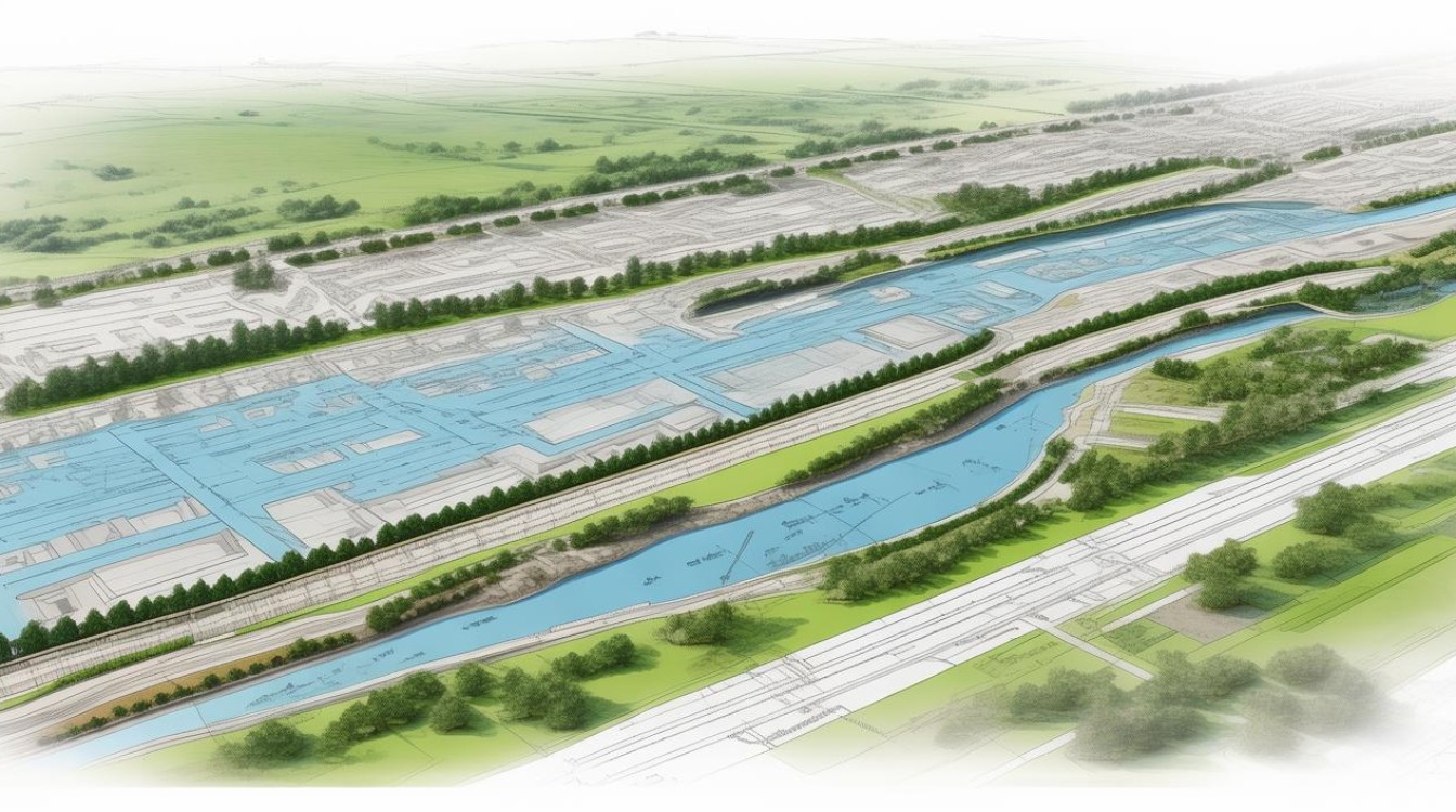 长春河道改造工程图，长春河道改造工程图纸-图1