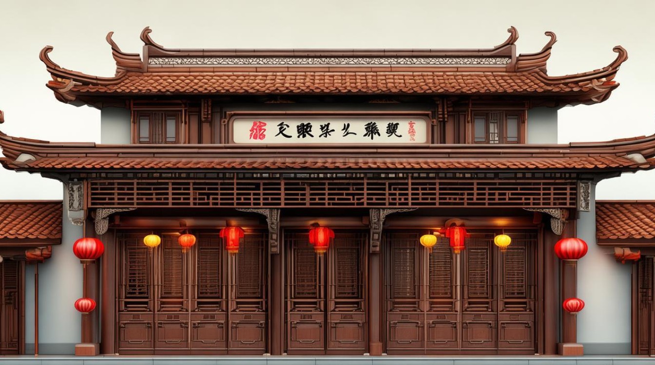 中餐饮立面设计图，中餐饮立面设计图片-图1