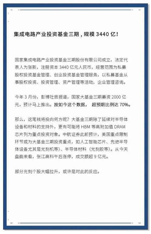 北京市集成电路投资基金