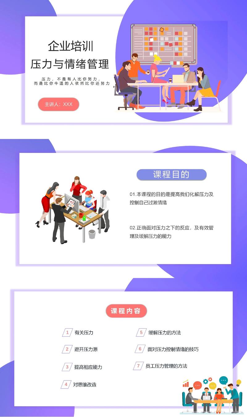 公司培训 压力管理