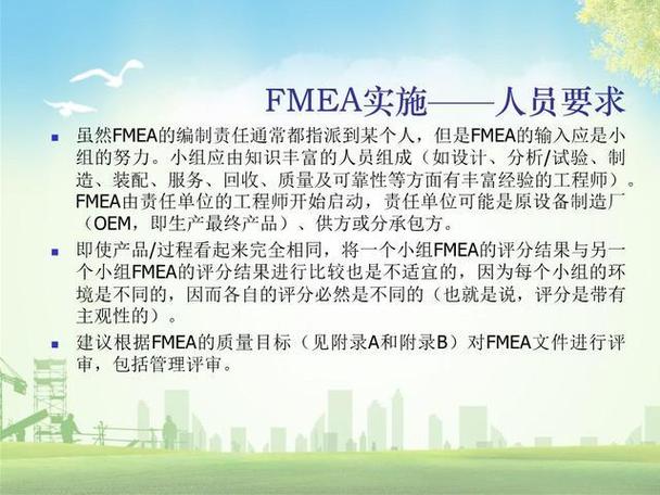 风险管理fmea培训