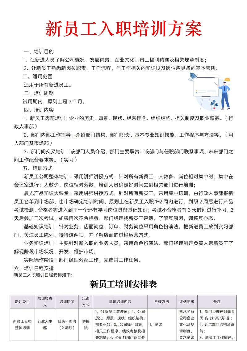 电子厂新员工培训方案