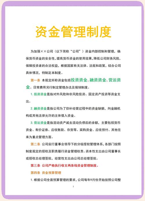 投资公司业务管理制度