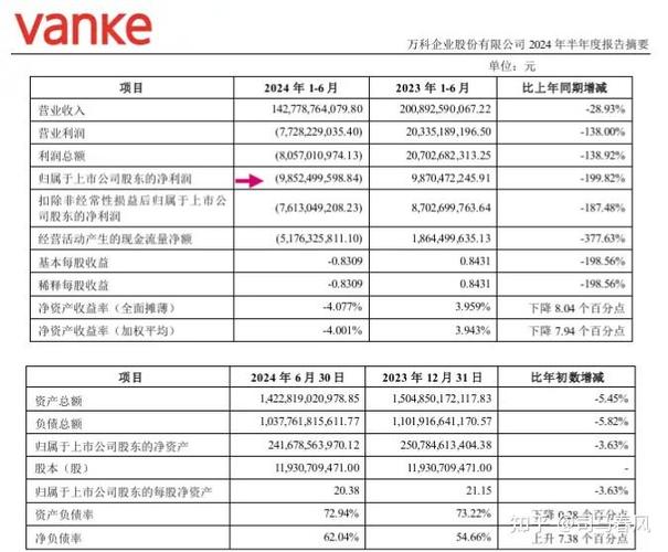 万科a股股票投资报告