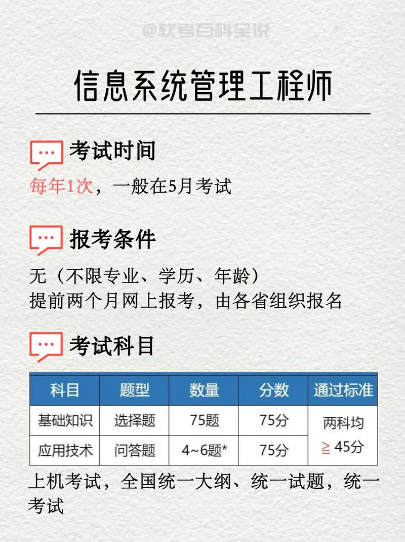 系统集成项目管理工程师软考