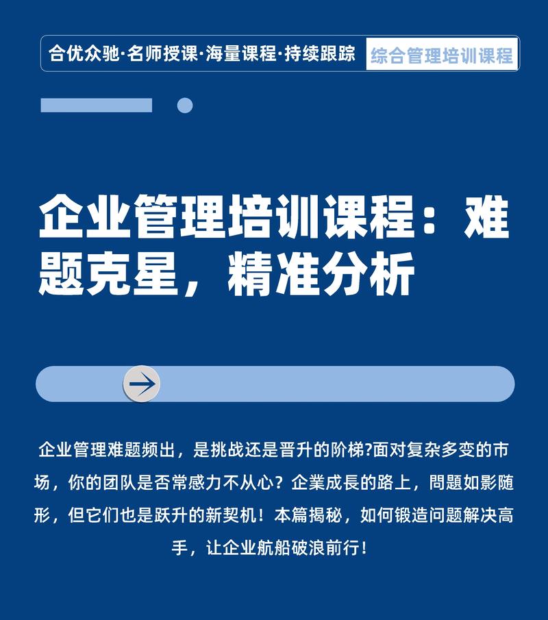 公司运营管理培训课程