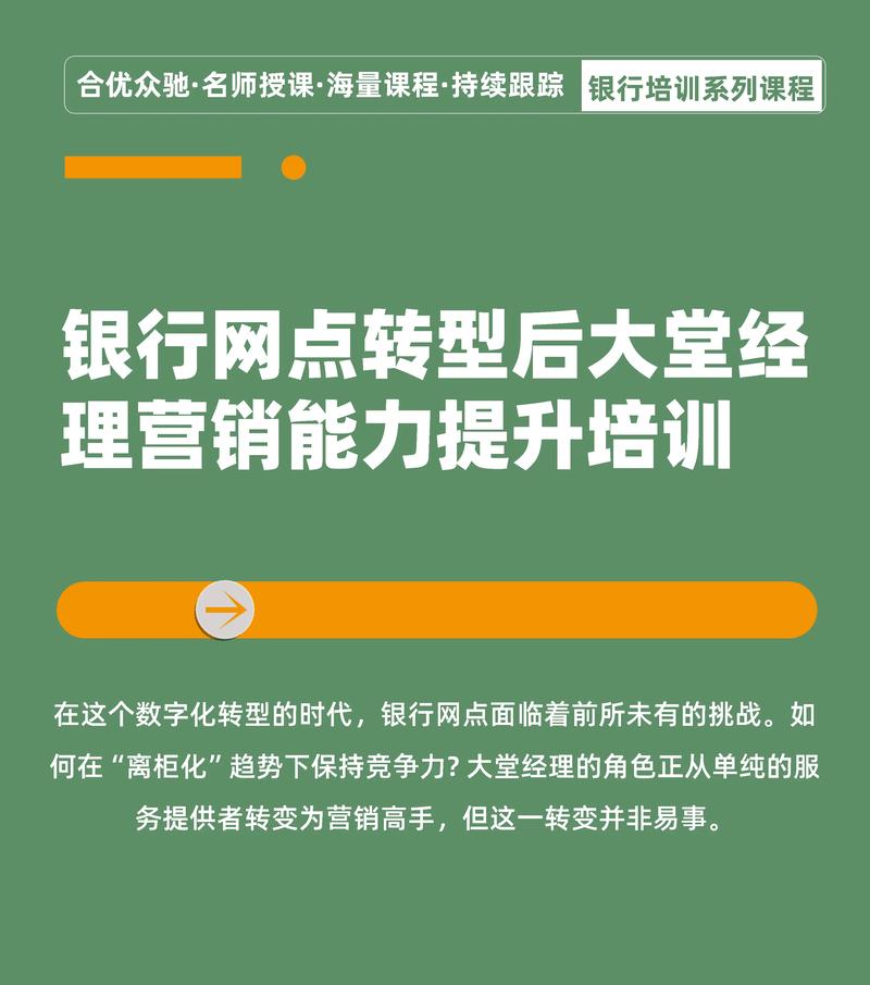 银行大堂经理培训内容