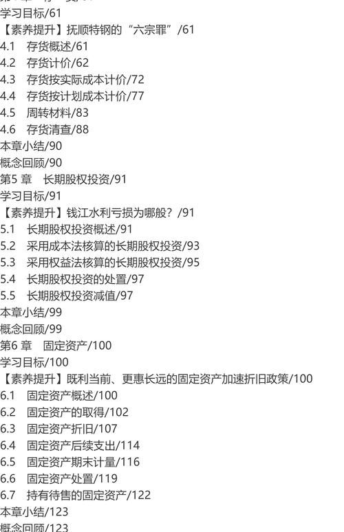 注册会计师财务管理教材目录