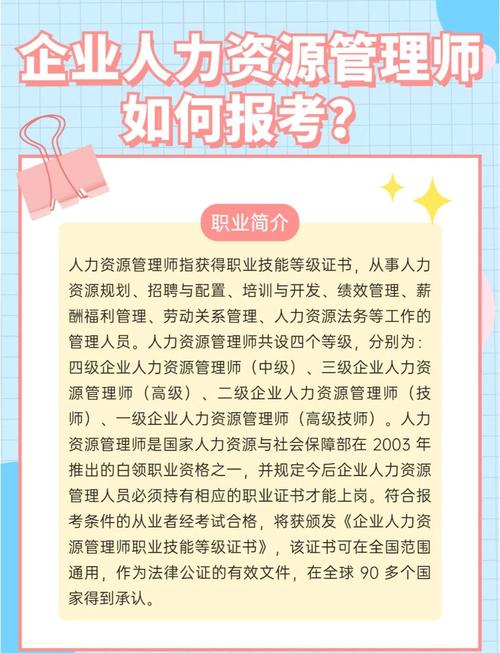 二级人力资源管理师报考条件