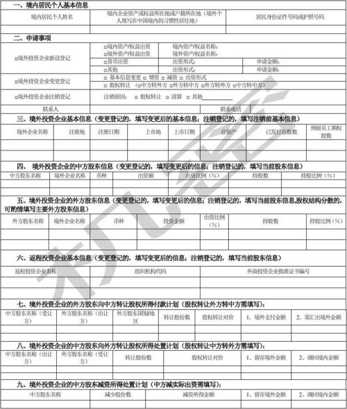 境内居民个人境外投资