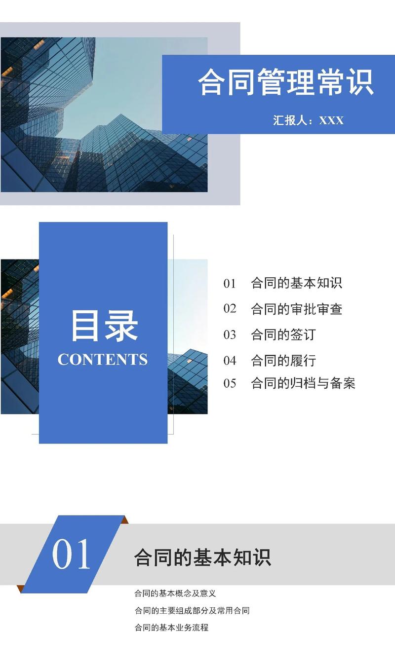 合同管理培训ppt